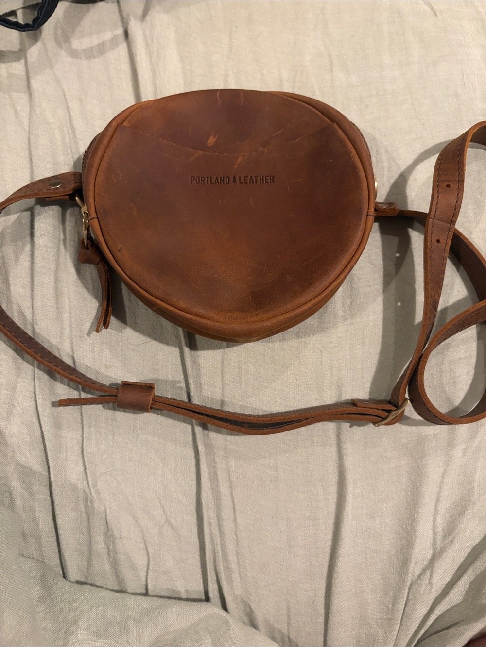 Portland Leather Chestnut Brown Leather Bag